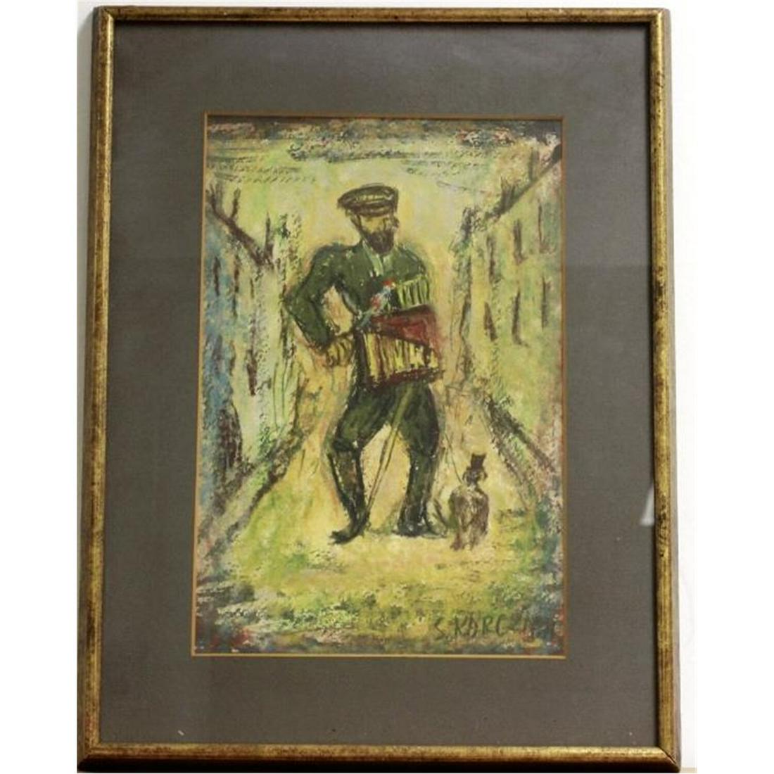 Painting Pastel on Paper by Simon Karczmar (1 of 5)