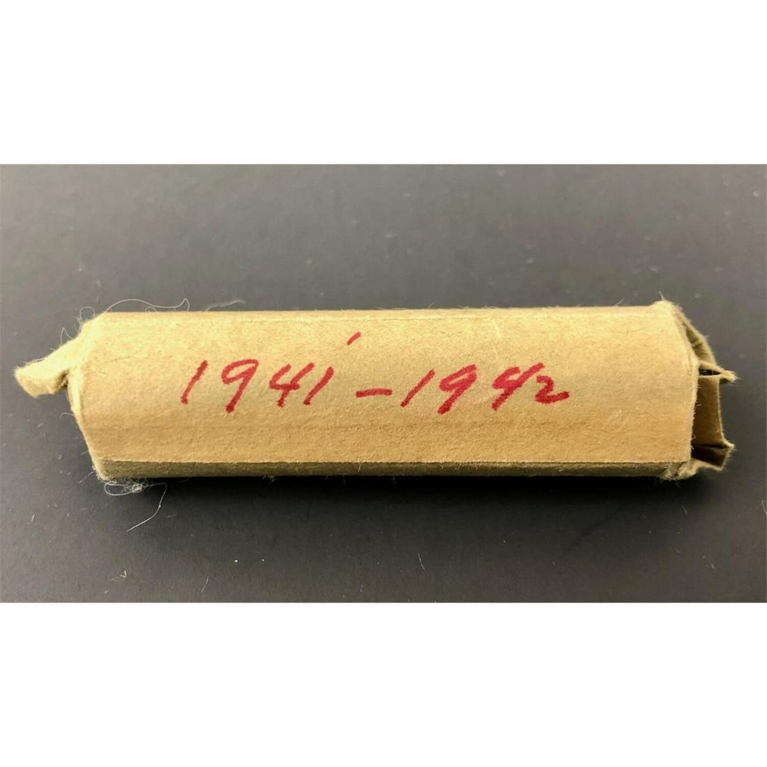 50 Silver Dimes, 1941-1942. Estate Fresh. In Roll.: 50 Silver Dimes, 1941-1942. Estate Fresh. In Roll.Provenance: From a Long Island, NY Collector. Please note the absence of a condition report does not imply that there are no condition issues with thi