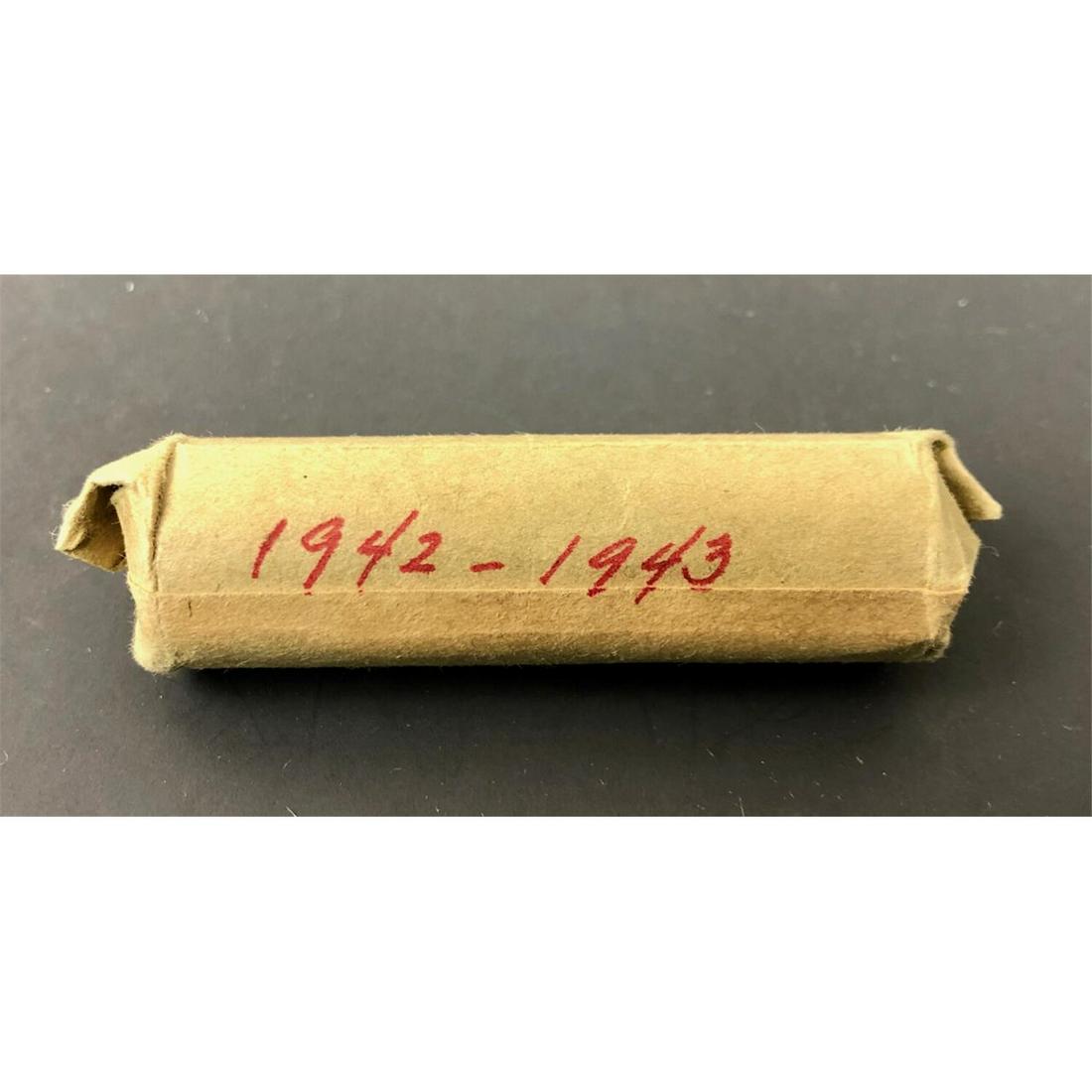 50 Silver Dimes, 1942-1943. Estate Fresh. In Roll.: 50 Silver Dimes, 1942-1943. Estate Fresh. In Roll.Provenance: From a Long Island, NY Collector. Please note the absence of a condition report does not imply that there are no condition issues with thi