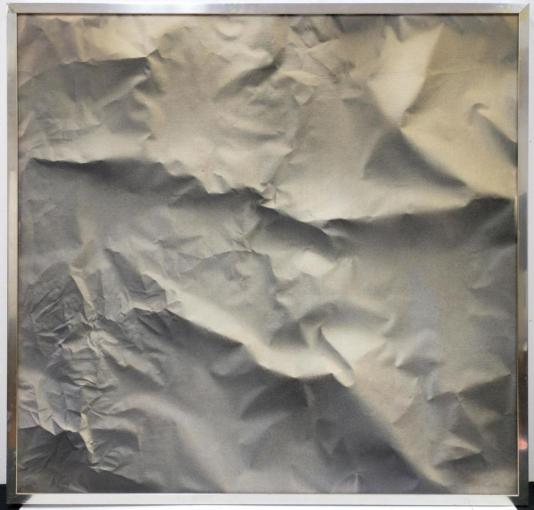 Painting Oil on Canvas by Paul Kane, American.: Painting Oil on Canvas by Paul Kane, American (Born 1939), "Canyon". Signed Lower Left & On the Back. Dated '75. In Original Frame. Condition: Excellent Condition. Dimensions: Sight-40" x 39". Frame-4