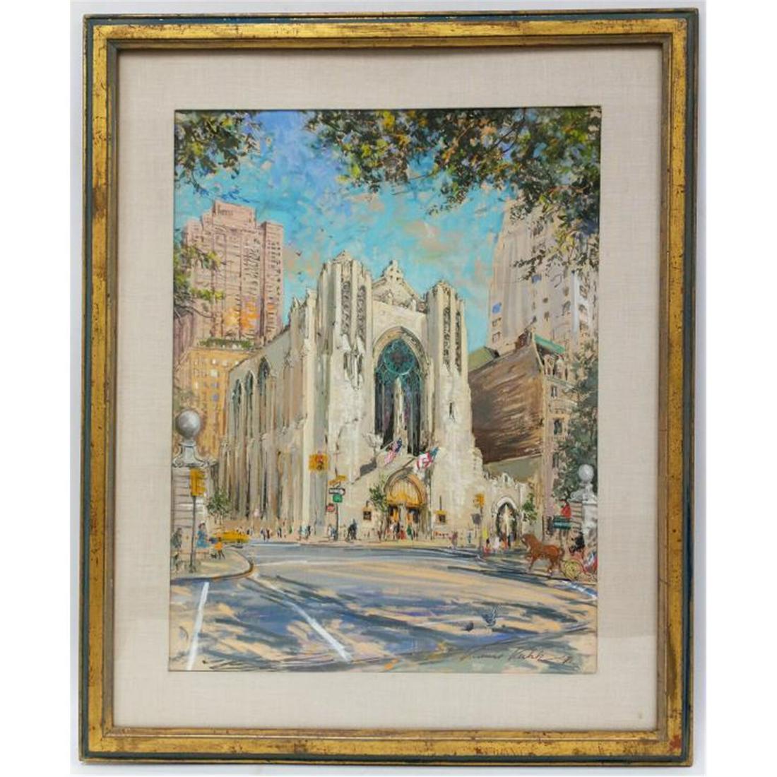 Exceptional Painting Pastel on Board, Kamil Kubik (1 of 7)