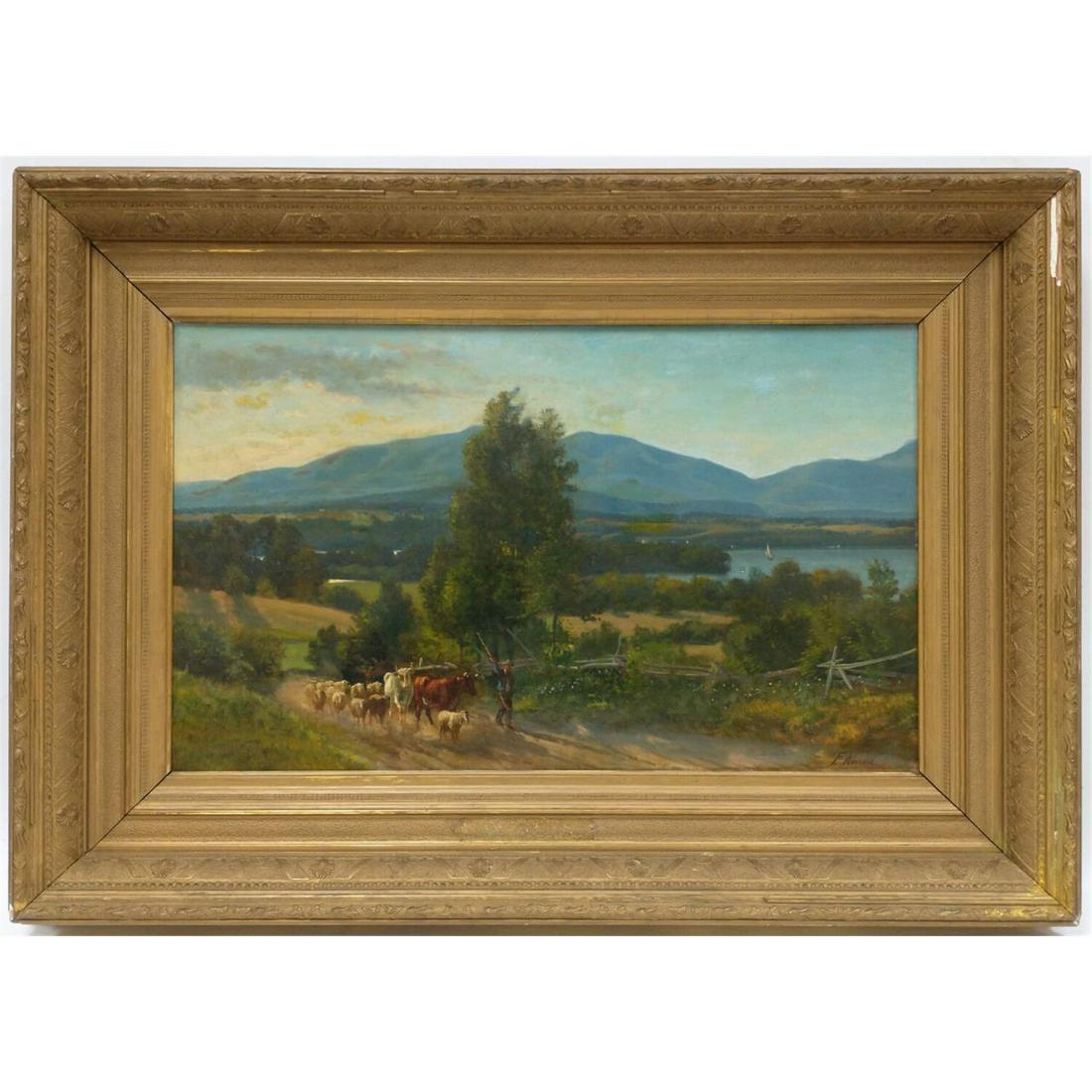 Painting Oil on Canvas Frederic Rondel, American (1 of 5)