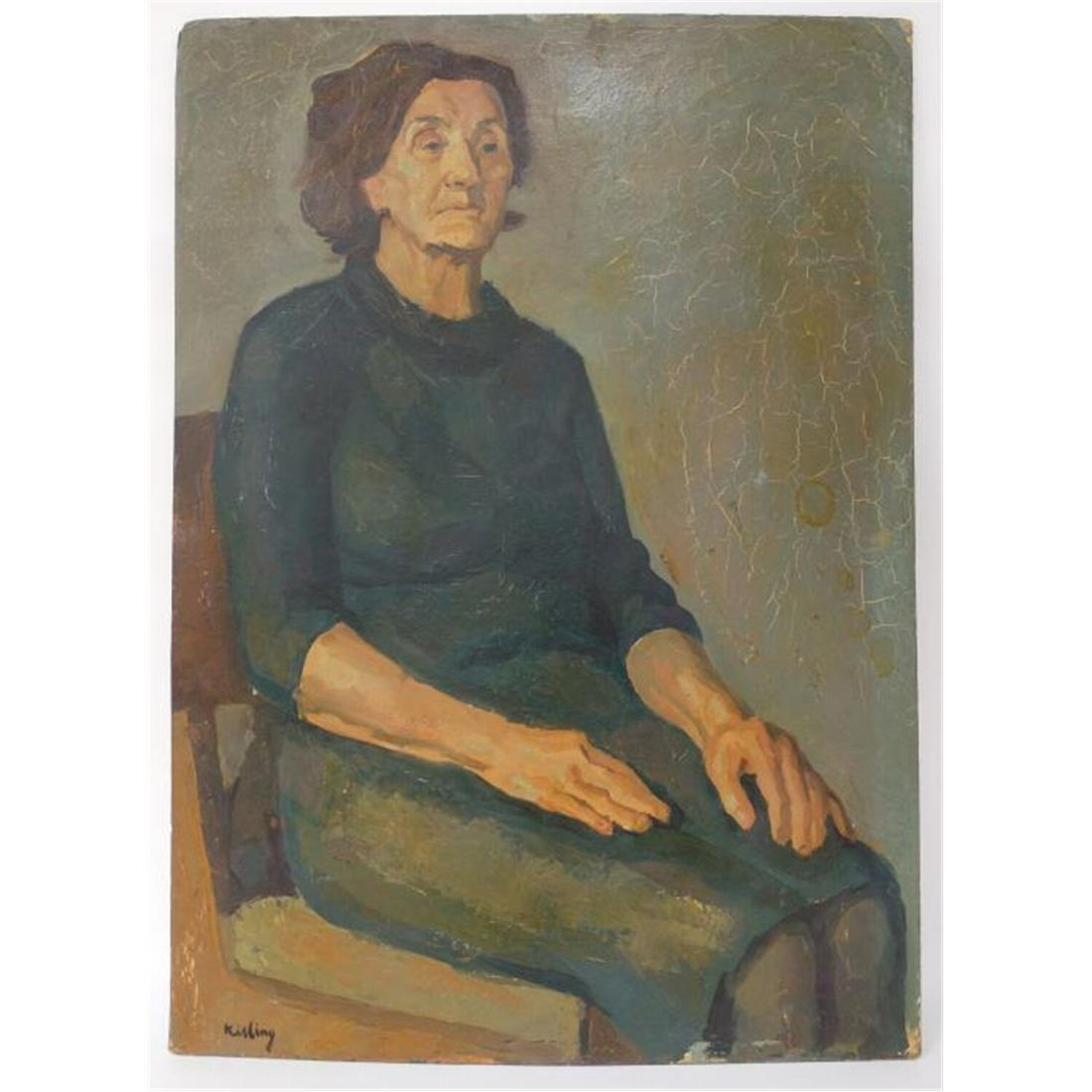 Painting OIl on Board Signed Kisling (1 of 3)