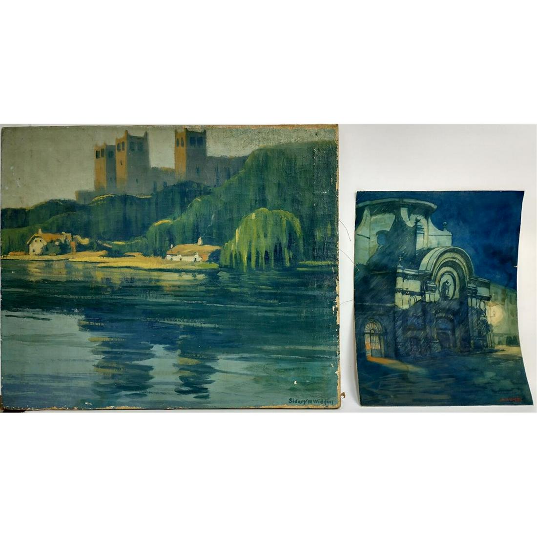 Painting Oil on Canvas by Sidney Wiggins, American (1 of 5)