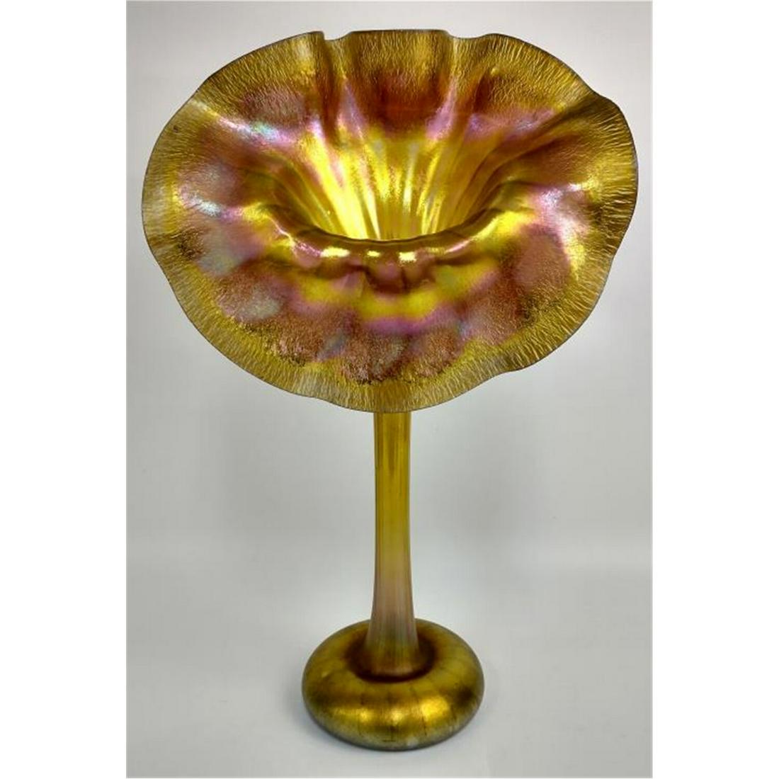 L.C.T. Tiffany Fravile Art Glass Vase, Circa 1900. (1 of 5)