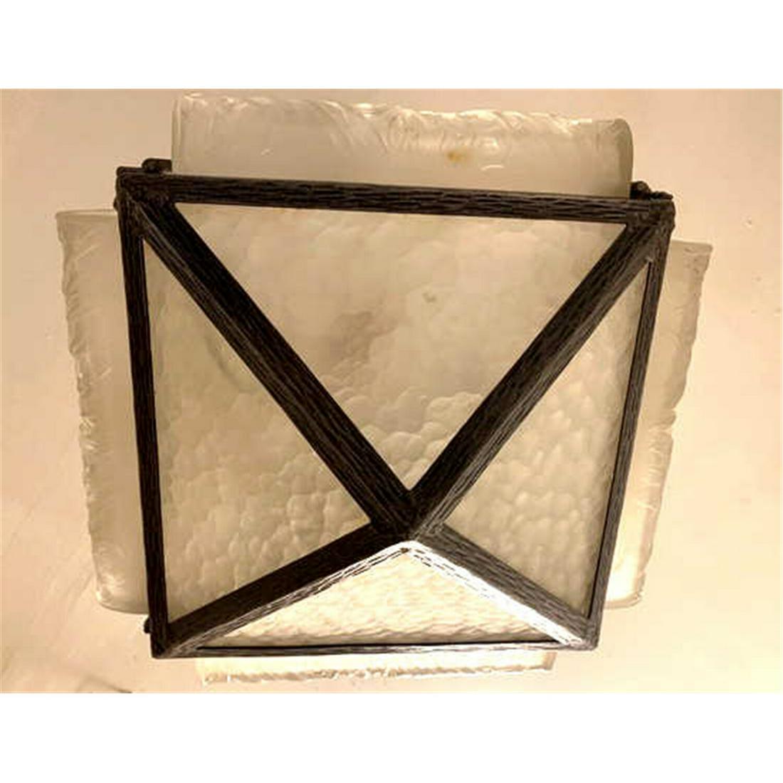 Lalique Style Art Deco French Chandelier (1 of 5)