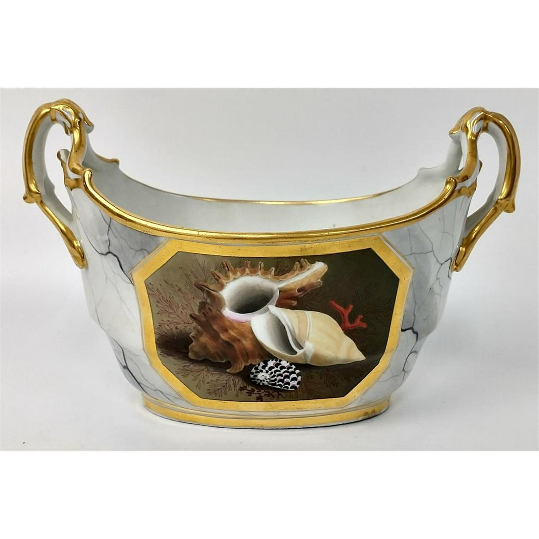 Antique Worcester Porcelain 2 Handle Bowl, C 1800 (1 of 5)