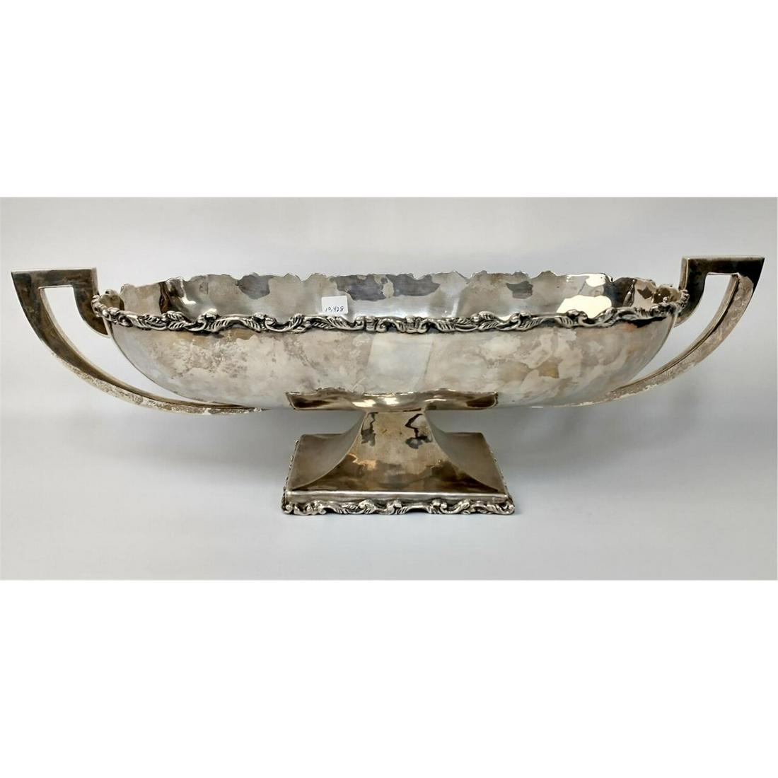 Large Sterling Silver 2 Handle Footed Center Bowl (1 of 5)