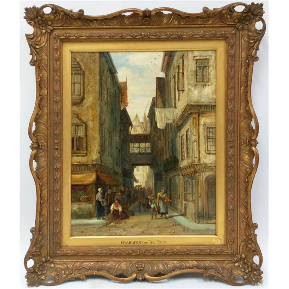 Judaica Painting Oil on Canvas William Dommersen (1 of 7)