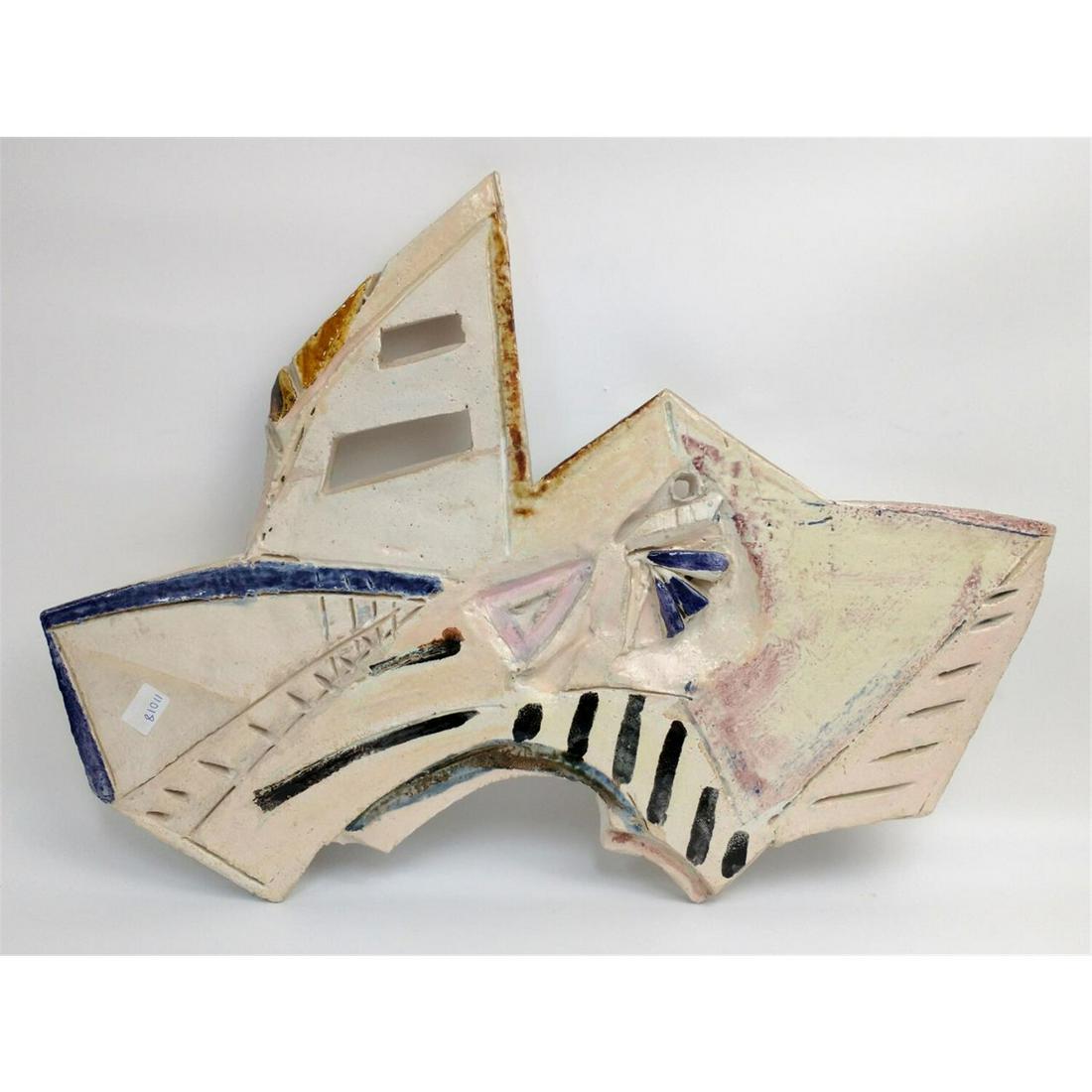 Glazed Clay Hanging Sculpture by Frances Barth (1 of 4)