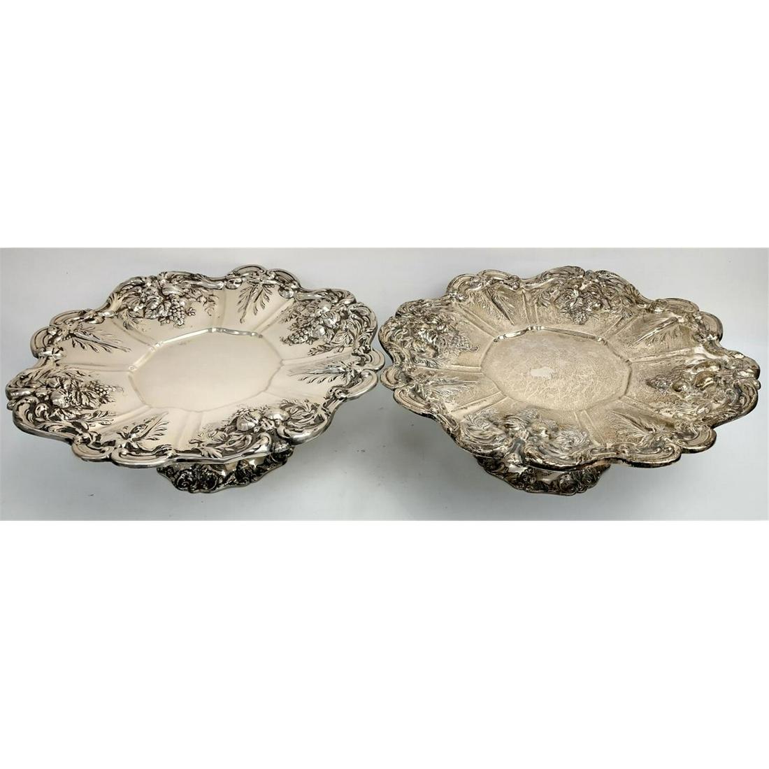 Pair Reed&Barton Francis I Sterling Silver Cakes (1 of 5)