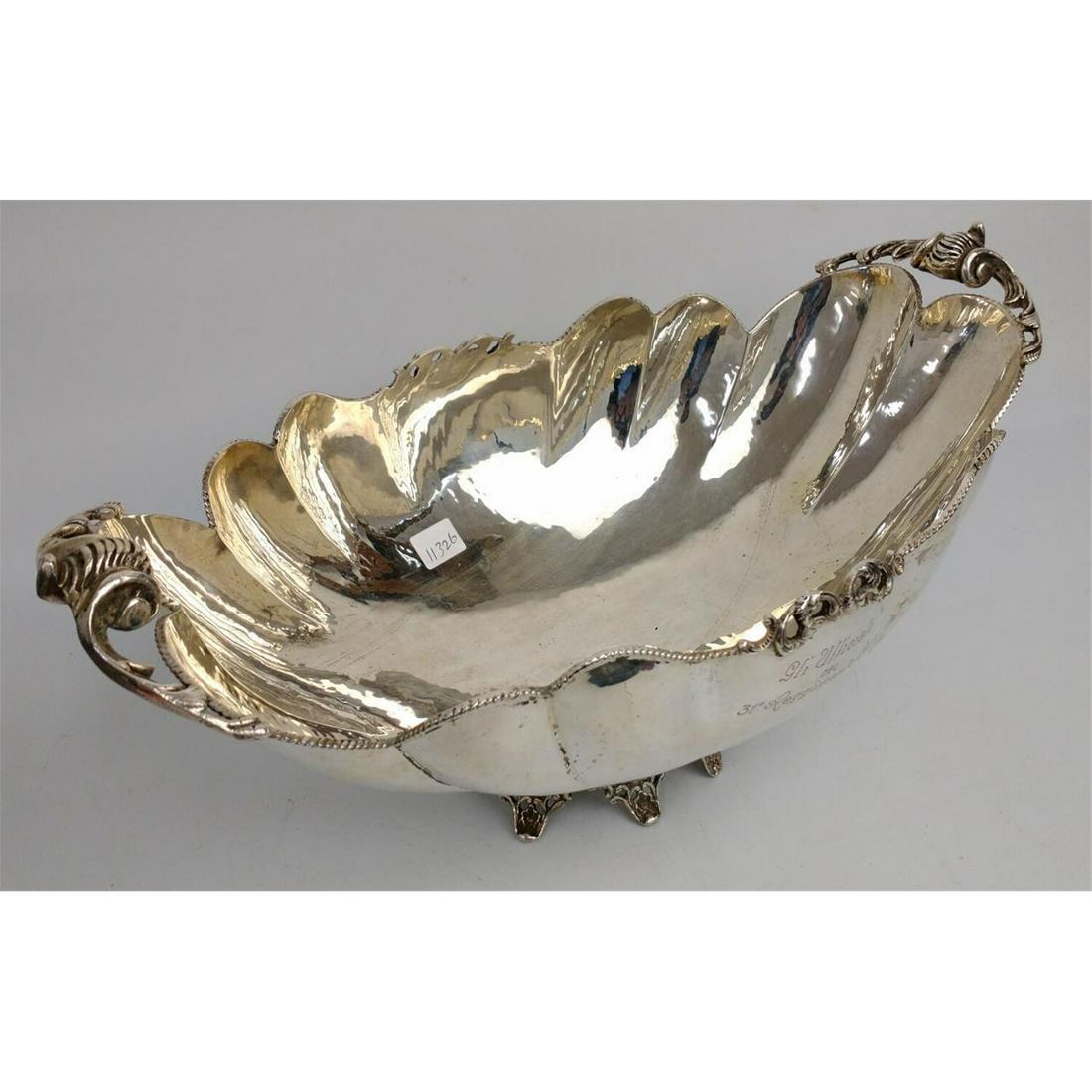Oval Continental Silver Footed Centerpiece Bowl (1 of 4)