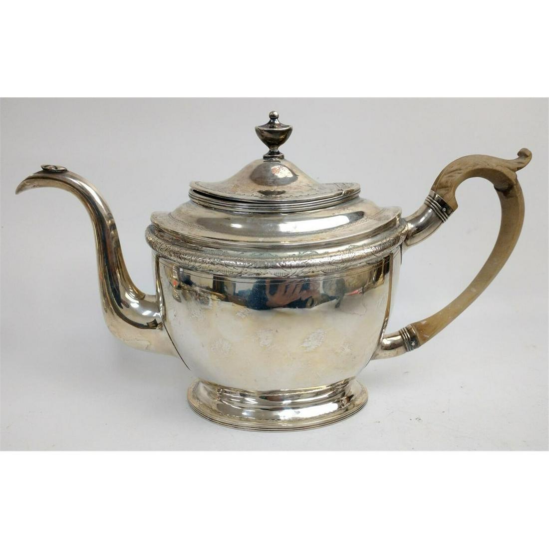American Philadelphia Coin Silver Teapot 1805 (1 of 5)