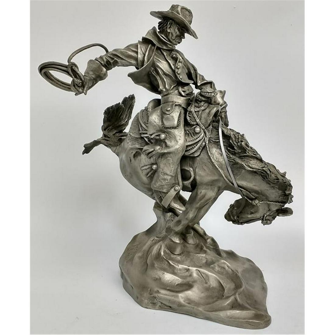Pewter Sculpture Figure By Buck McCain (1 of 6)