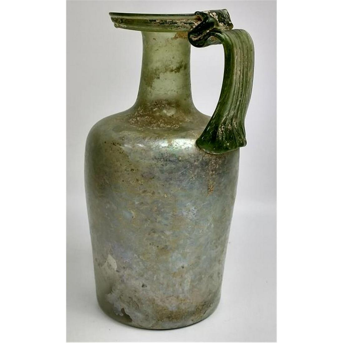 Ancient Roman Glass Ewer, Circa AD 100 (1 of 5)