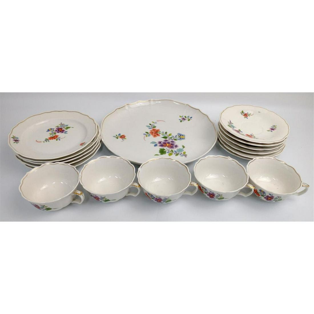 Meissen German Porcelain Coffee & Dessert Set (1 of 5)