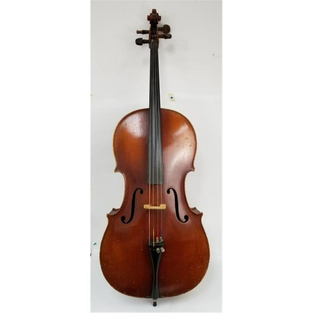 Musical Instrument, Old Cello by E R Pfretzschner (1 of 8)