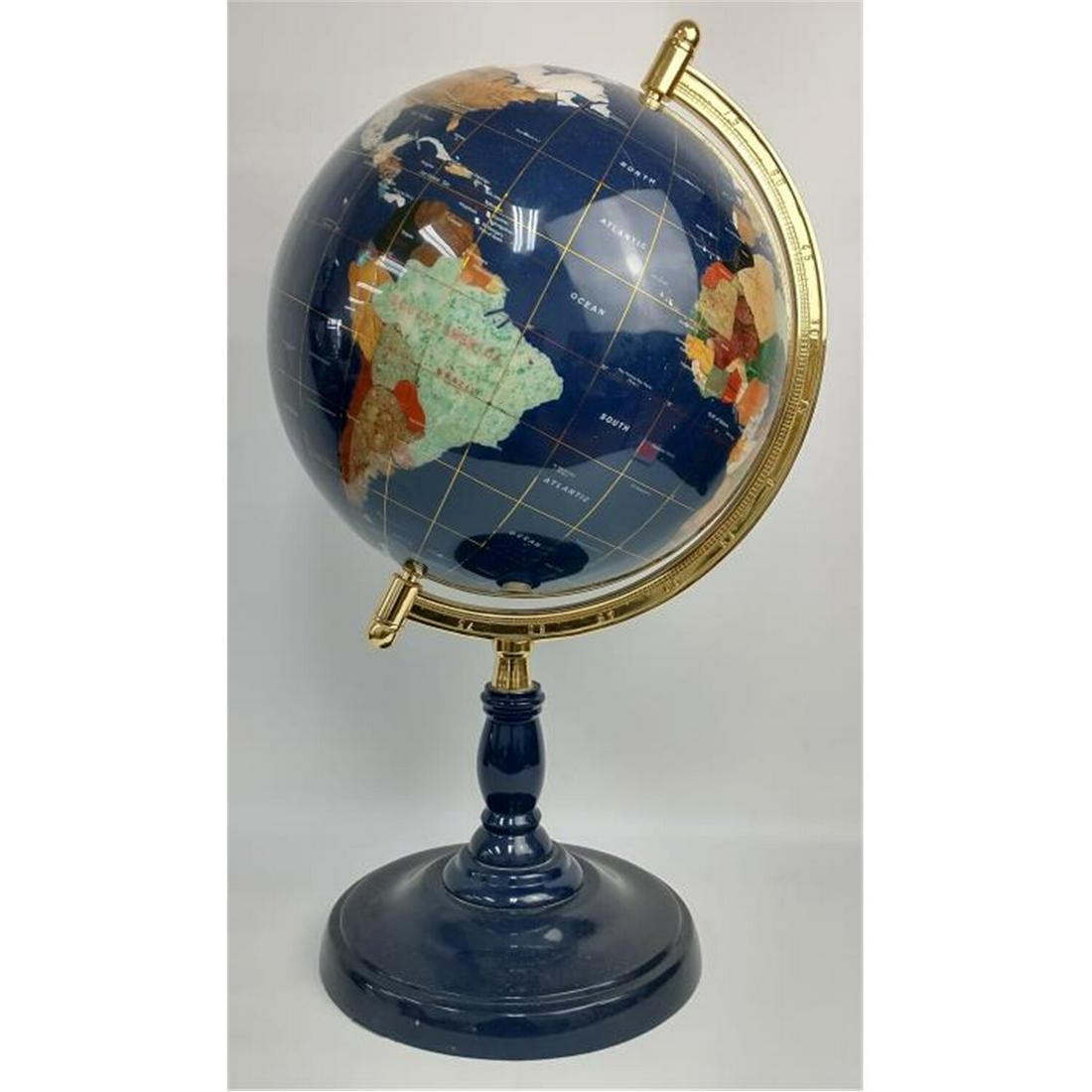 Vintage Globe with Semi Precious Stones. (1 of 3)