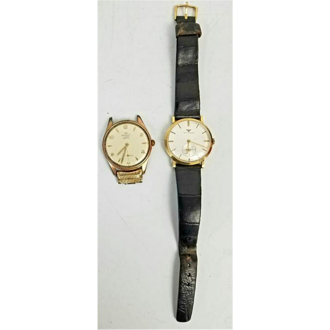 14K Gold "Wittnauer' Mechanical Men's Wristwatch (1 of 7)