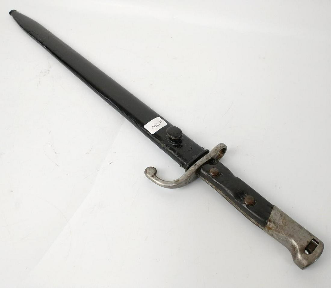 WWII Bayonet w/ Scabbard Possibly European. (1 of 3)