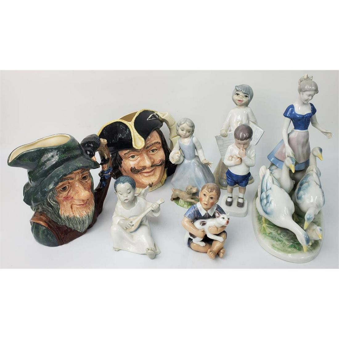 Lot Of 8 European Porcelain Items. (1 of 6)