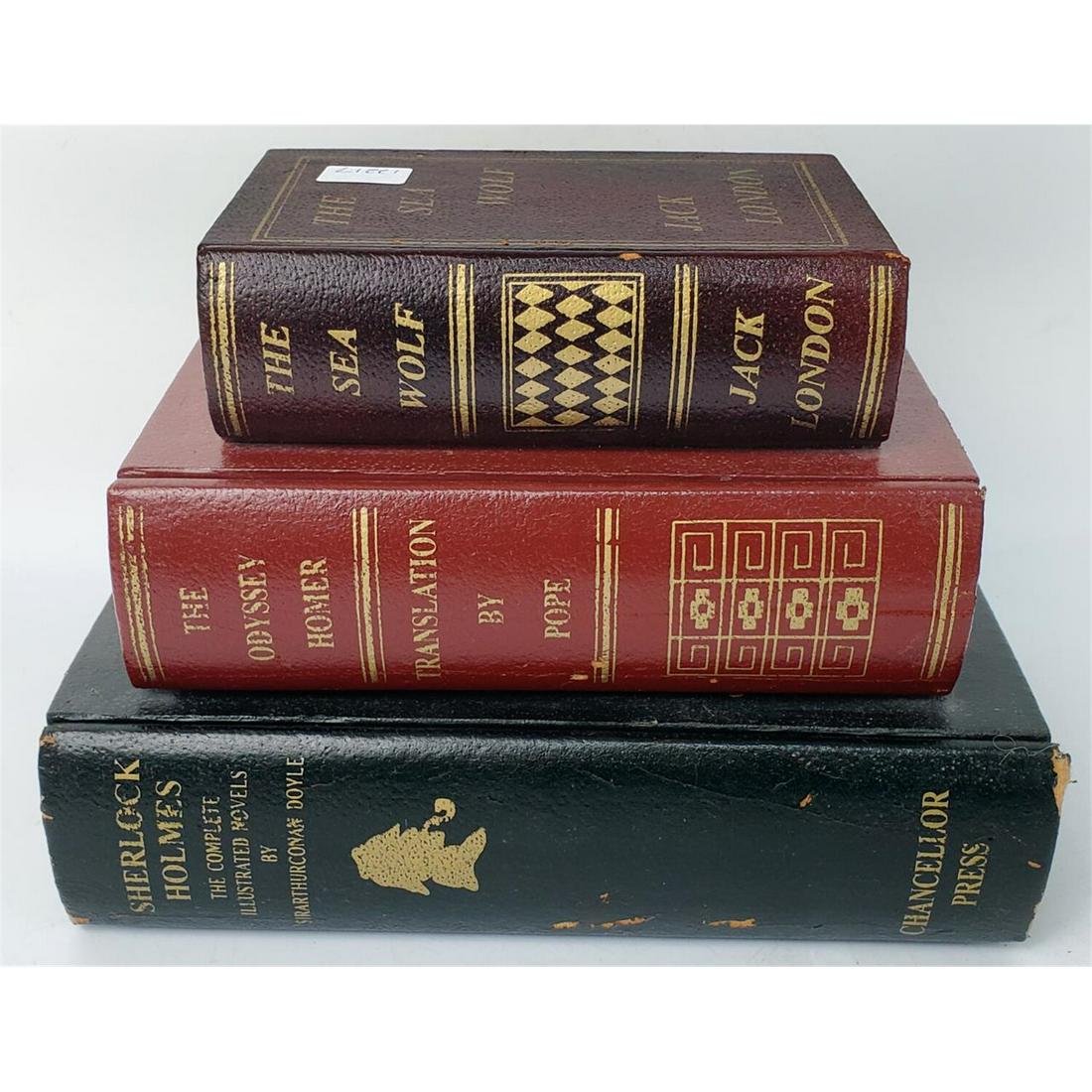 Wood Faux Book Shape Box with 3 Drawers (1 of 2)