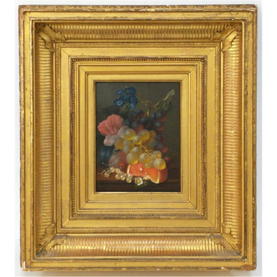 Antique Painting Oil on Board J.V.D. Warden (1 of 3)