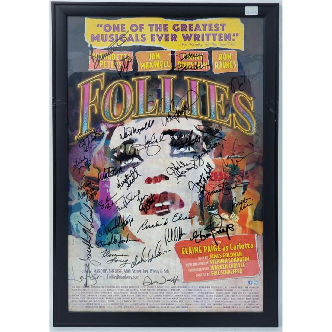 Broadway Show Poster "Follies" Signed (1 of 1)