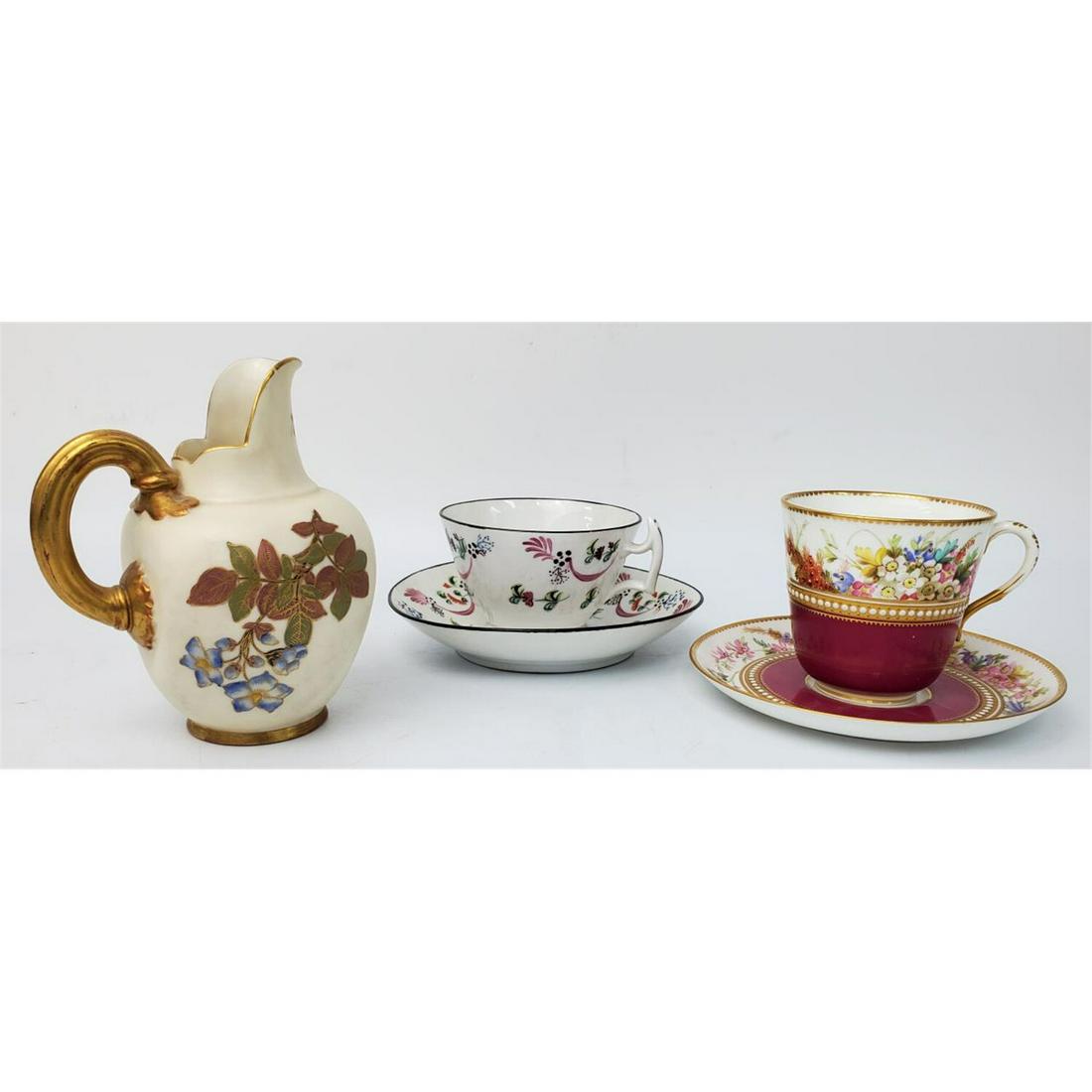 3 Antique English Porcelain Items (1 of 6)