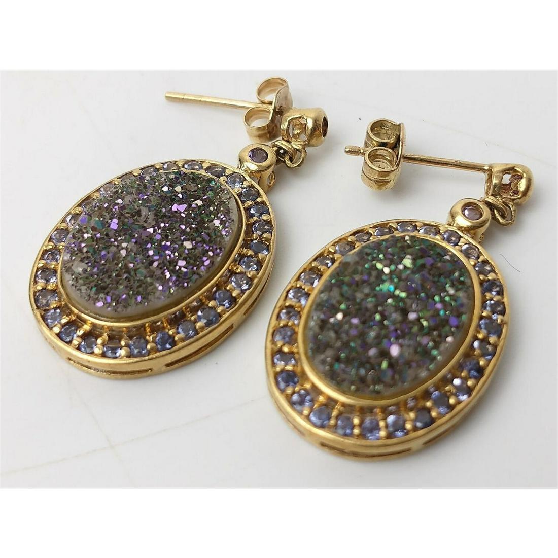 14K Gold & Amethyst Earrings (1 of 4)