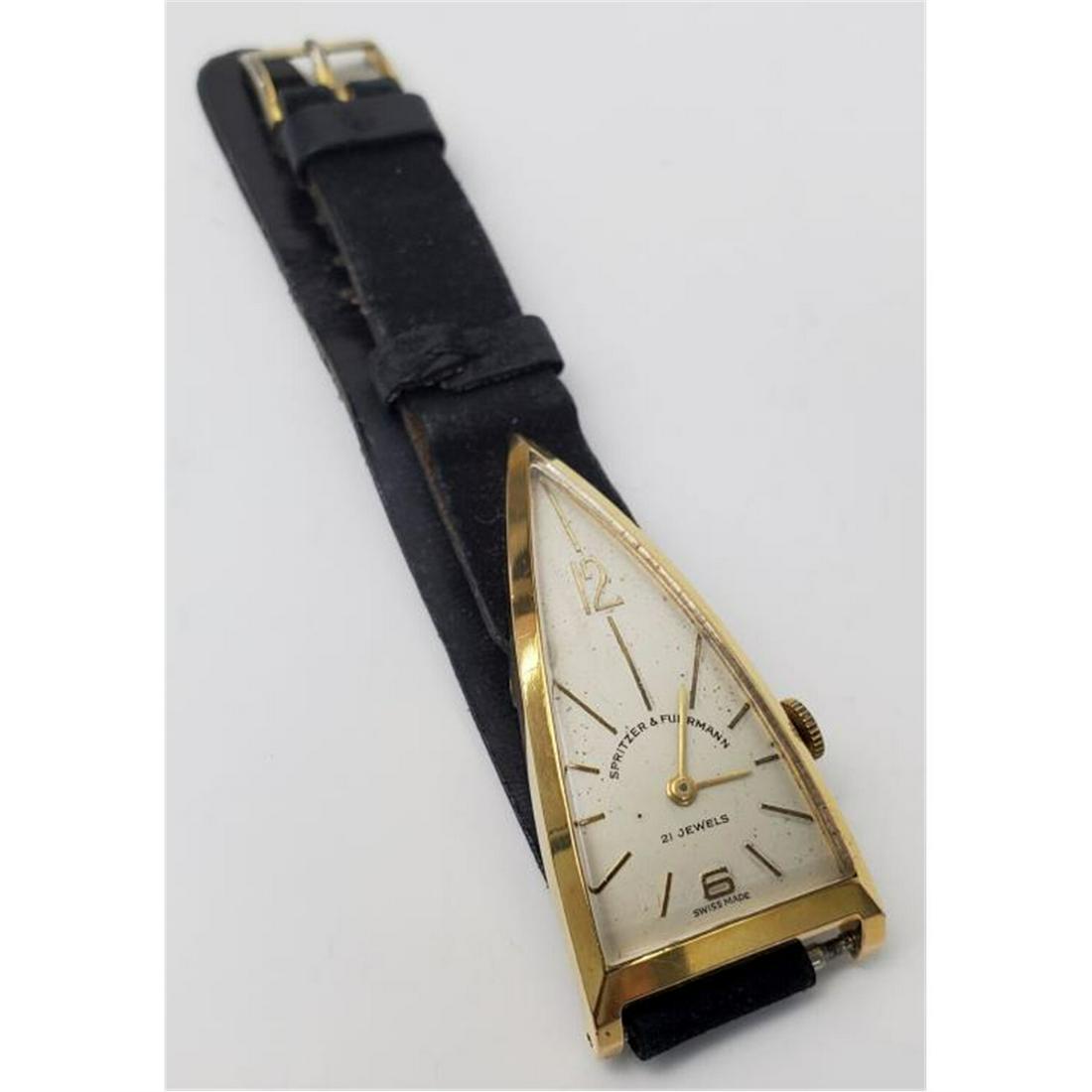 Spritzer & Fuhrmann 21 Jewels Art Deco Style Watch (1 of 3)