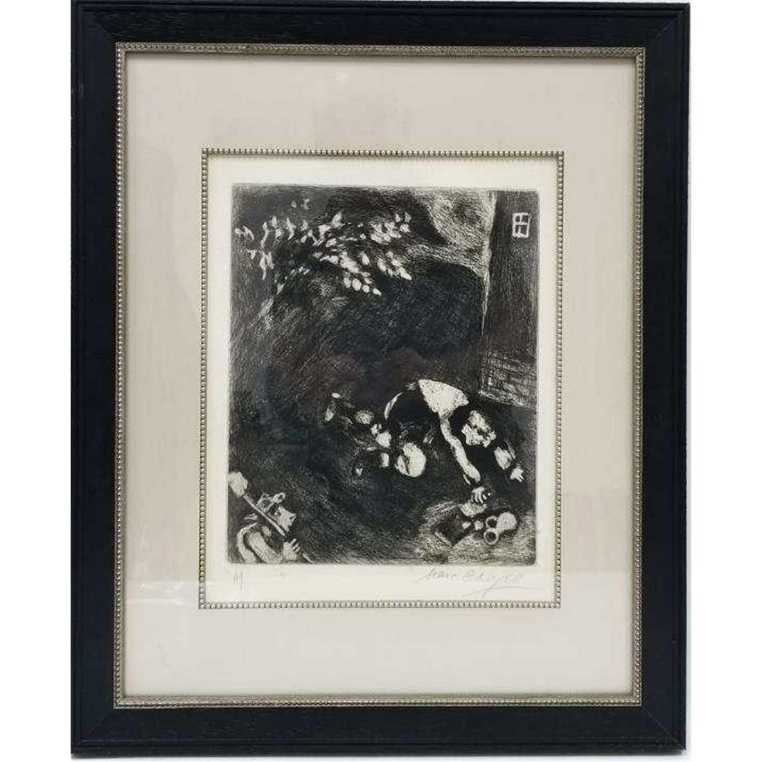 Etching, Marc Chagall, French (1887-1985) (1 of 4)