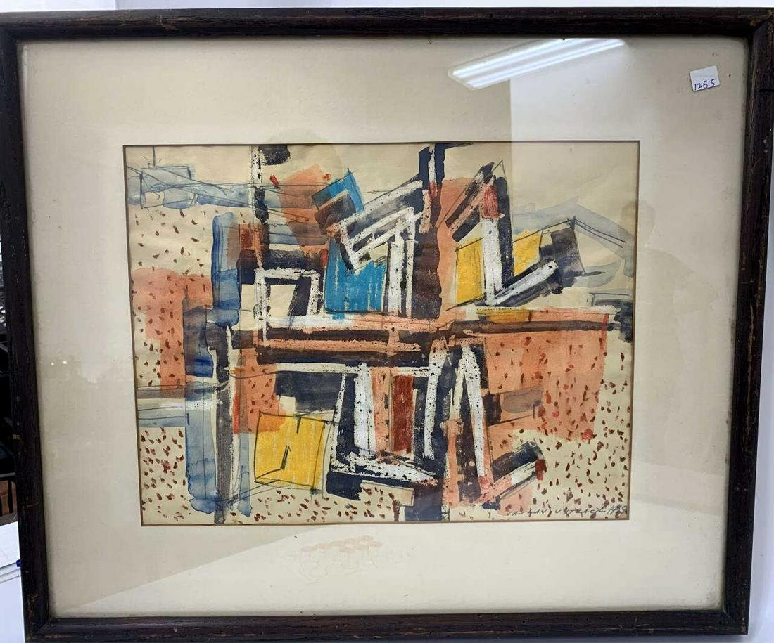 Painting Watercolor on Paper. Vaclav Vytlacil (1 of 3)