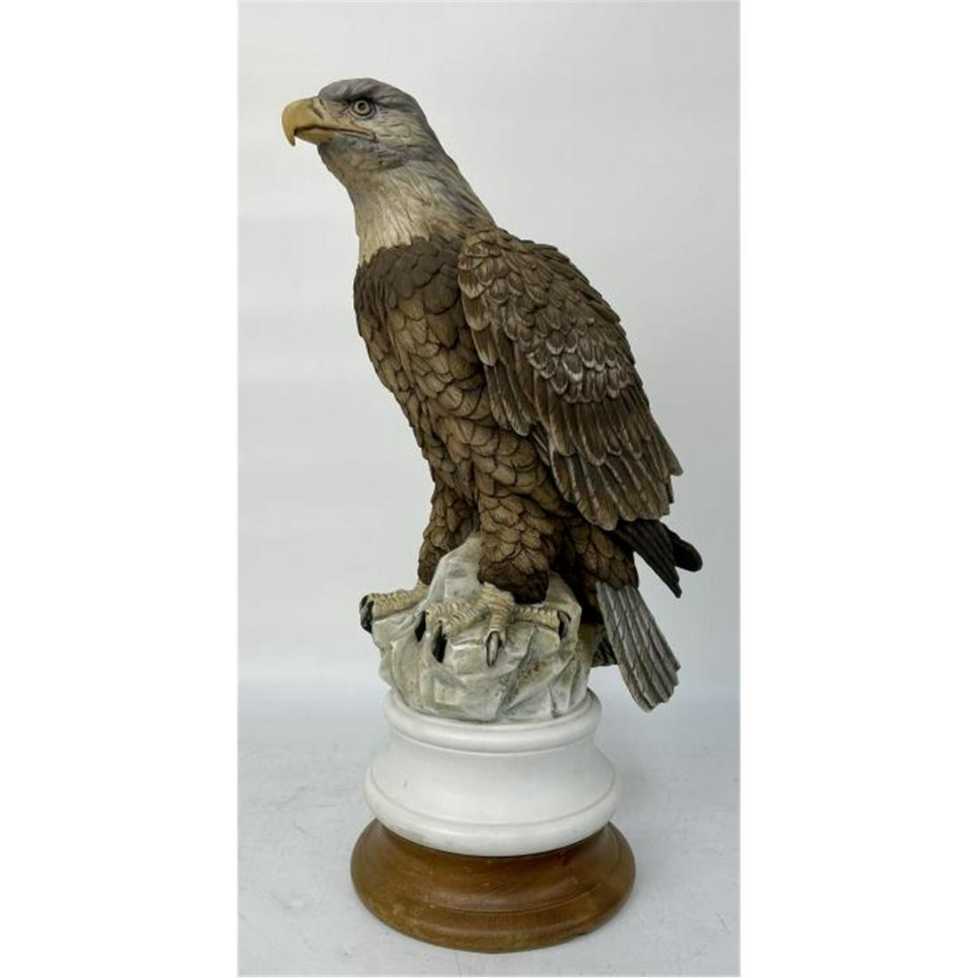 Vintage 1960's Bald Eagle Bisque Porcelain Figure (1 of 4)