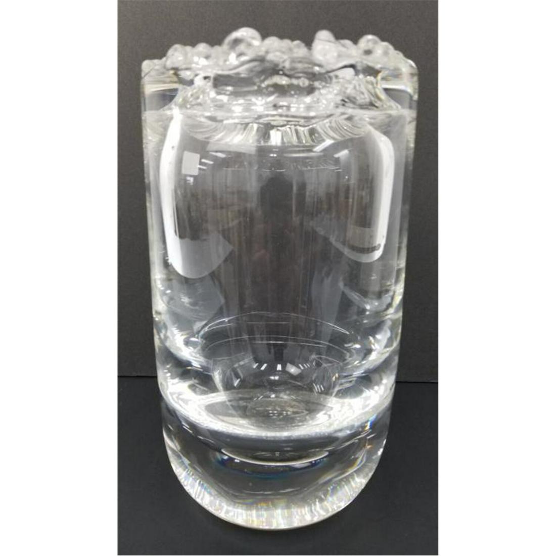 Unusual Steuben Vase. Fully Signed. (1 of 4)