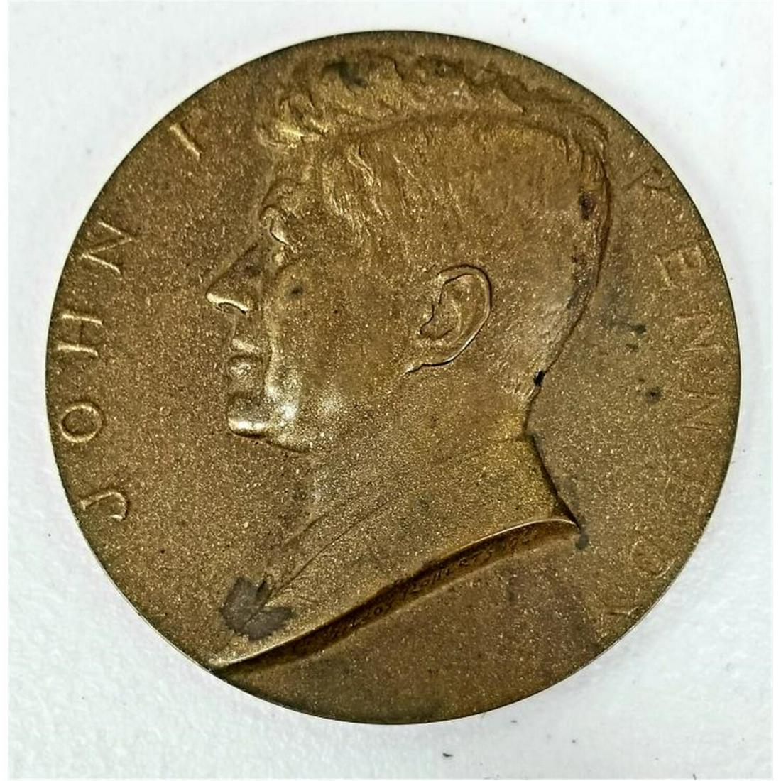 Bronze Medal for Inauguration of President Kennedy (1 of 3)