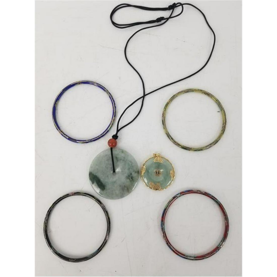 Lot of 6 Chinese Jewelry Items (1 of 5)