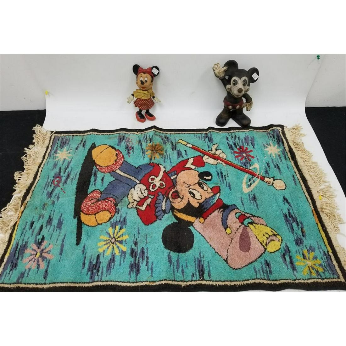 Vintage Lot of 3 Mickey & Minnie Mouse Items (1 of 7)