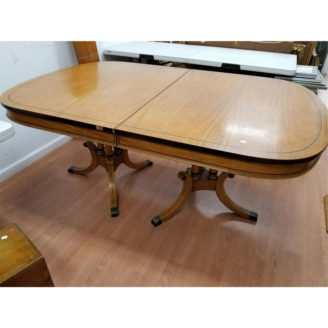 1970's John Stuart Biedermeier Style Dining Table (1 of 6)