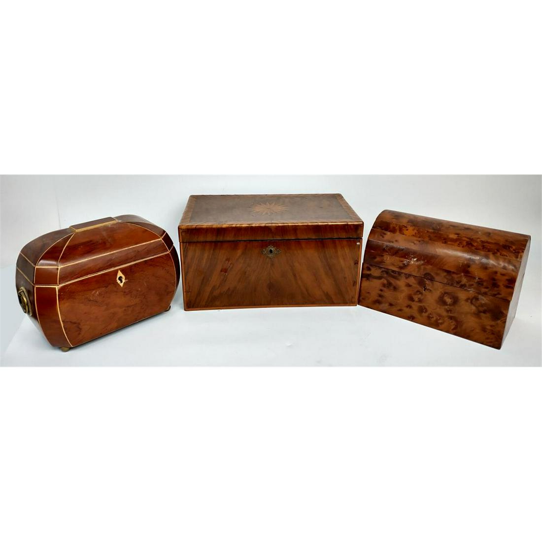 Lot of 3 Old Wood Boxes (1 of 6)