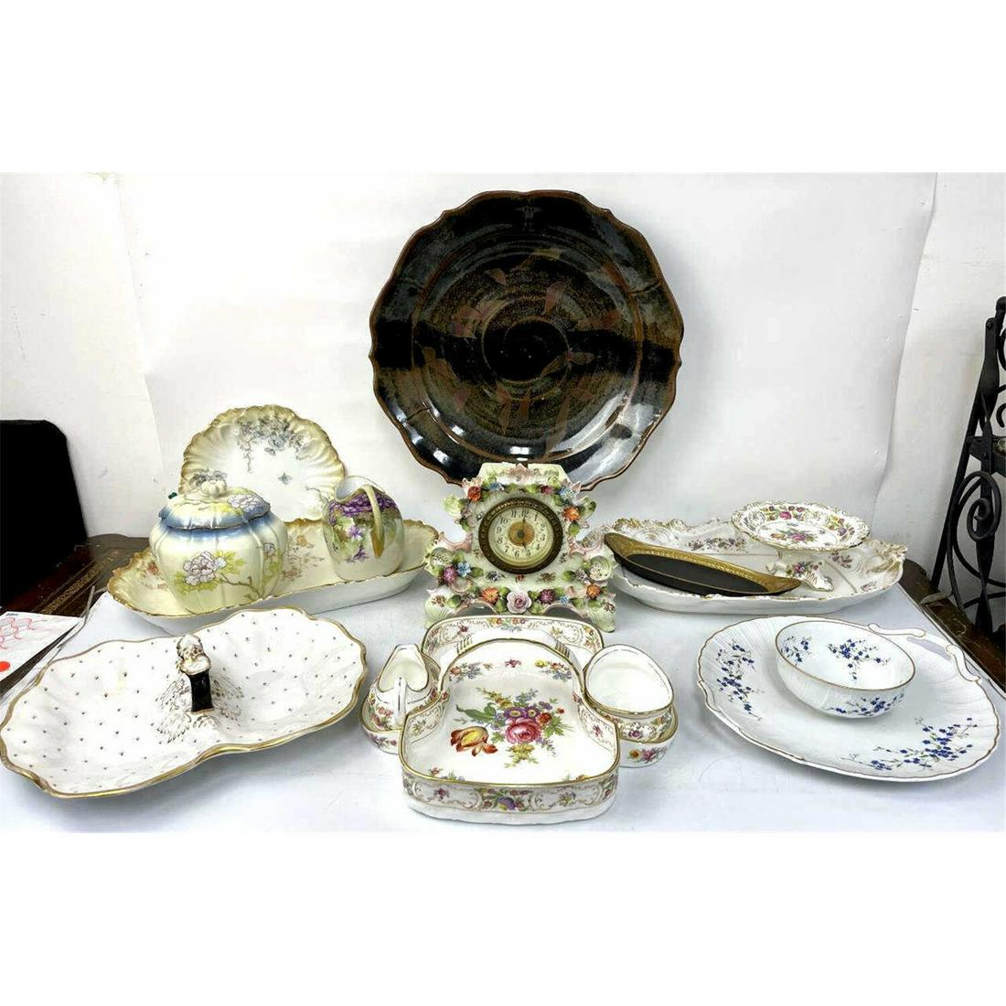 Lot of 12 Porcelain & Pottery Vintage Items (1 of 3)