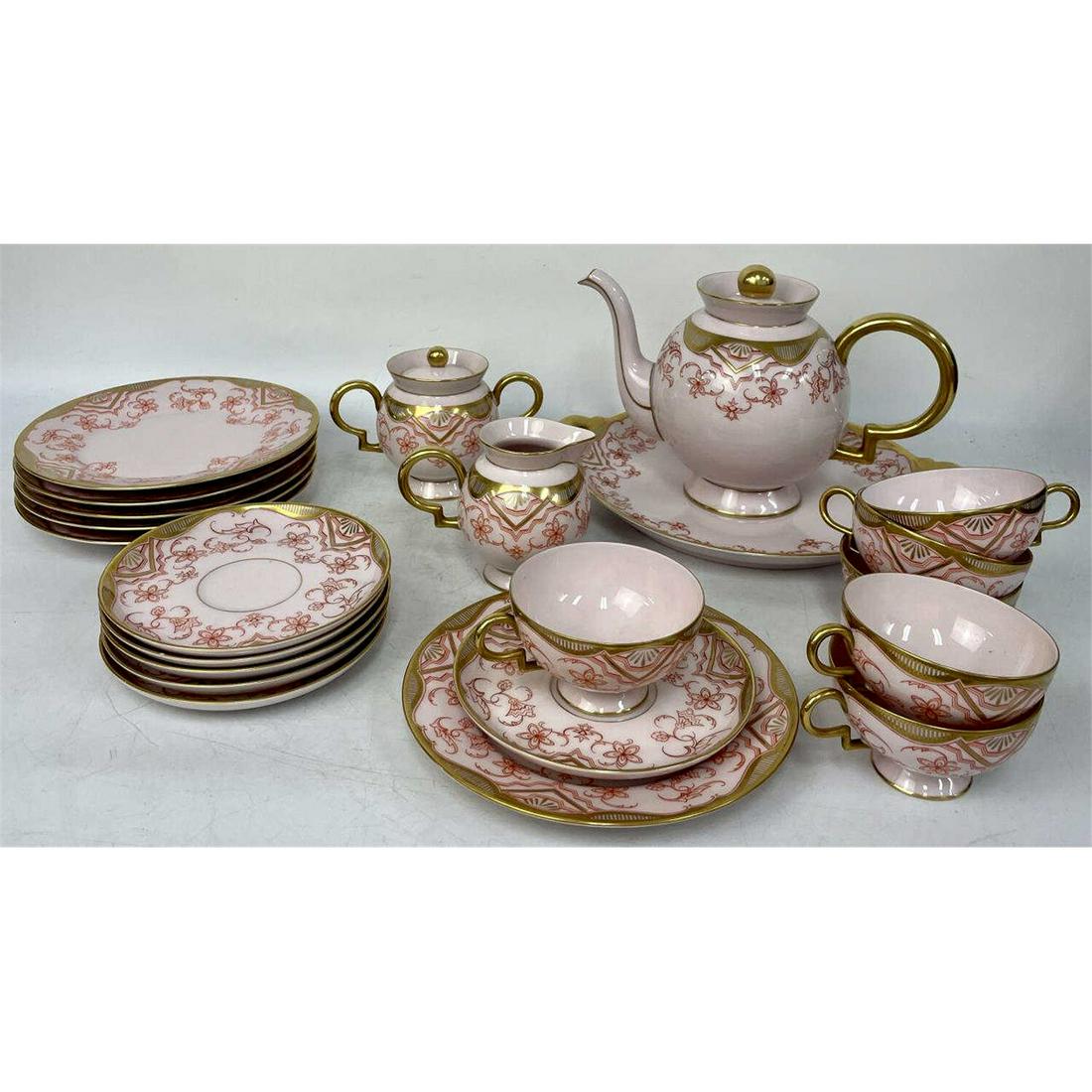 22 Piece Vintage Jean Haviland Porcelain Tea Set (1 of 4)