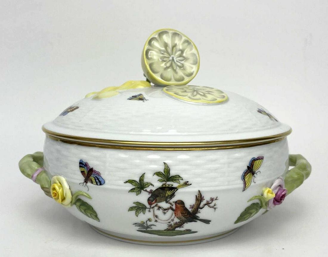 Herend Hungarian Porcelain "Rothschild" Tureen (1 of 5)