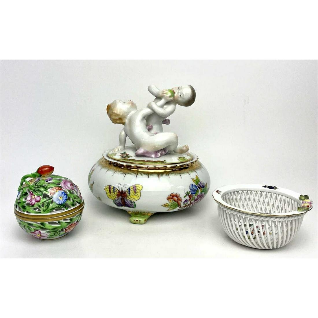 3 Herend Hungary Porcelain Items (1 of 5)