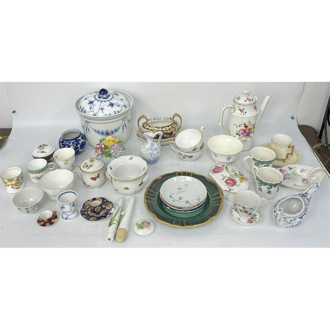 Large Box Lot Old Porcelain- English, German etc. (1 of 1)