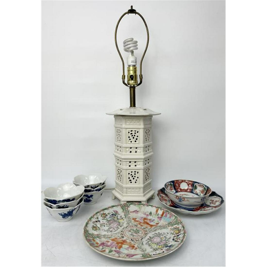 Lot of 10 Vintage/ Antique Chinese Porcelain Items (1 of 1)