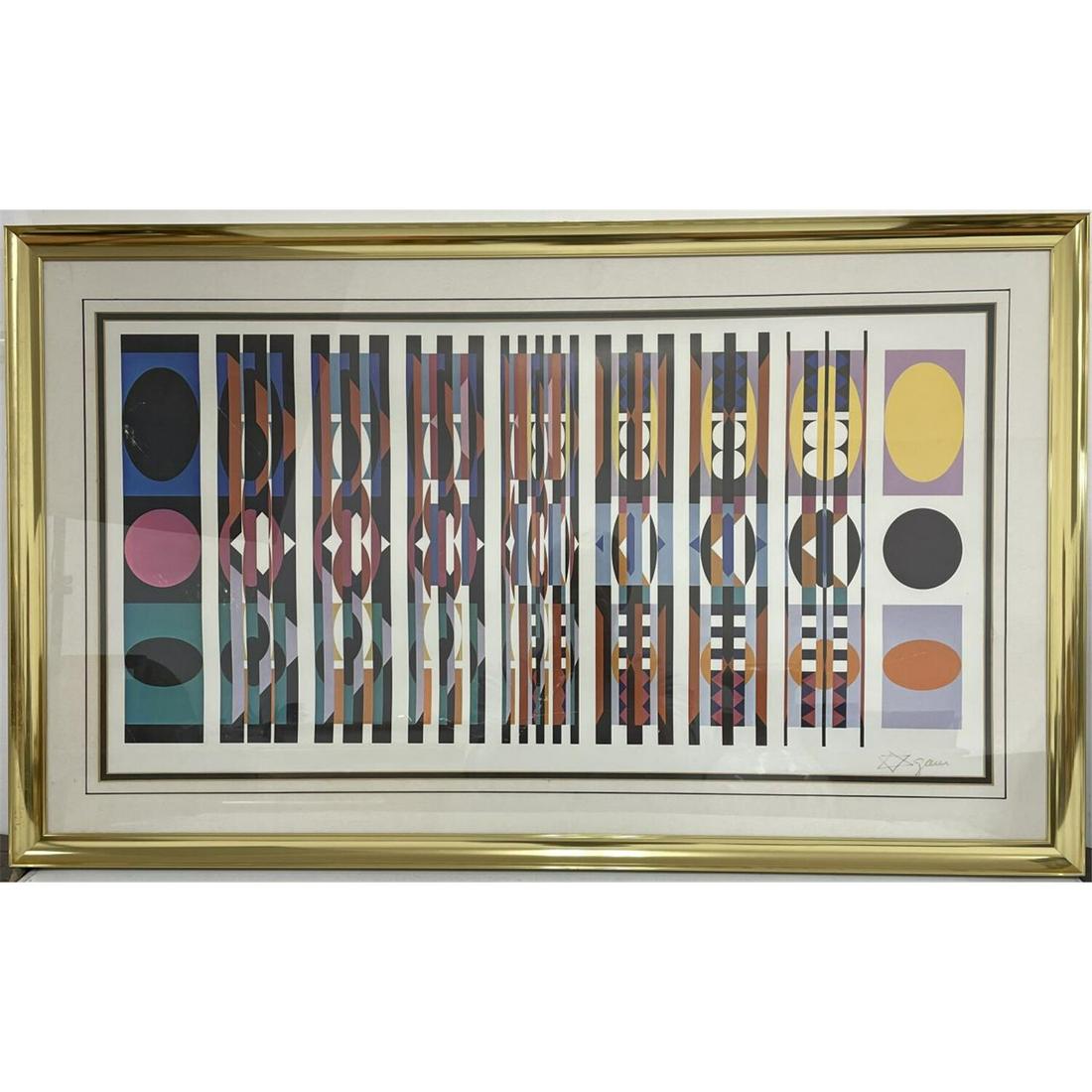 Hand-signed Print Yaacov Agam (1 of 3)