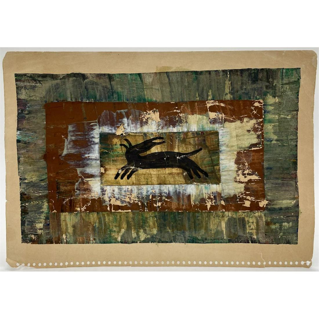 Watercolor on Paper, Michail Gorbman Russian (1 of 4)