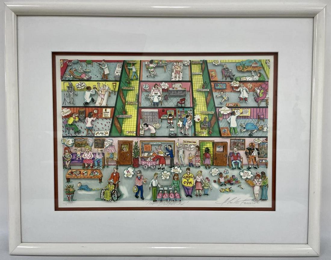 3-D Lithograph by Charles Fazzino, American (1 of 4)