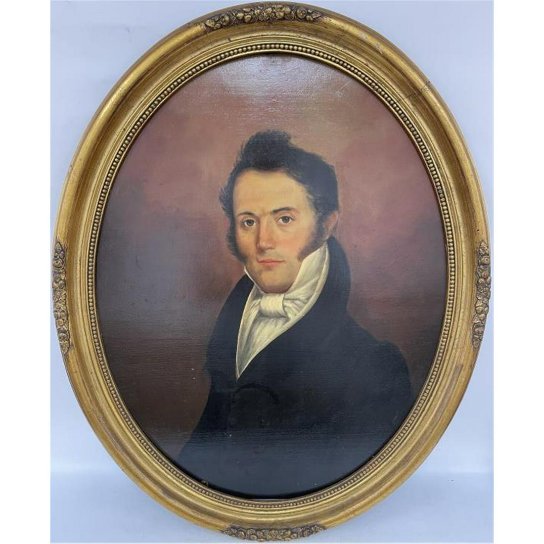 Early Painting, Oil on Wood. Probably 18th Century (1 of 2)